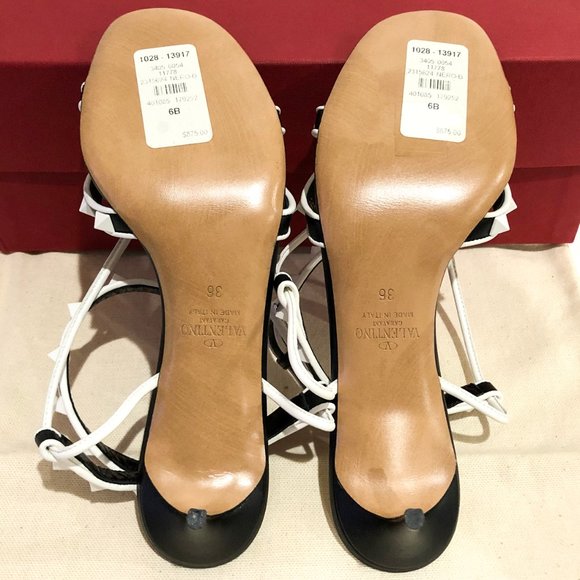 Free Rockstuds Ankle Wrap Heel Sandals - Picture 10 of 12